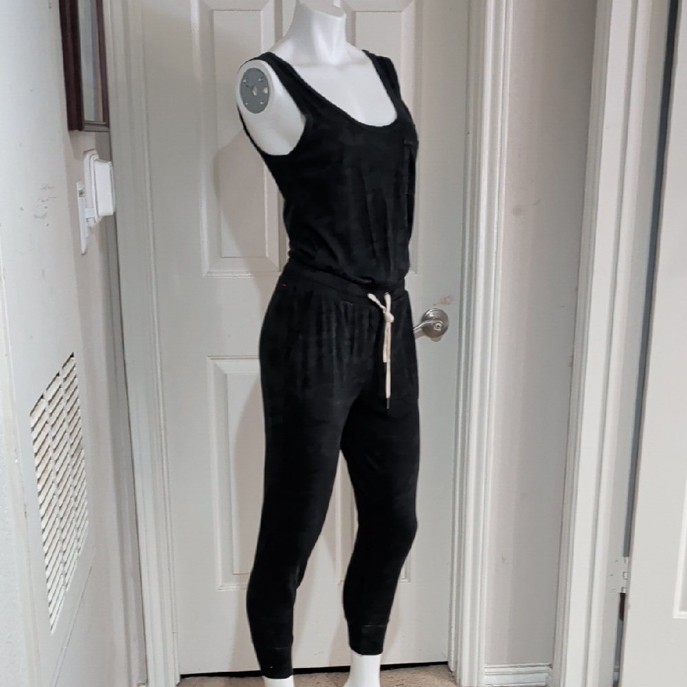 n:PHILANTHROPY Black Sleeveless Jumpsuit with Drawstring Waist